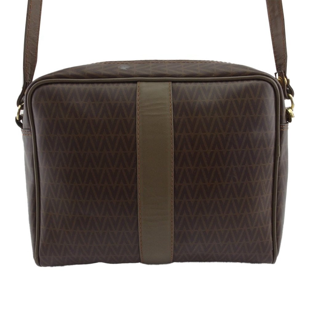 Mario Valentino Shoulder Bag Brown Beige Women Authentic Secondhand